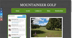 Desktop Screenshot of mountaineergolf.com